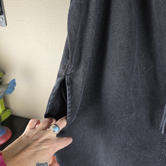 We The Free Free People Daisy Denim Black Romper XL - Picture 14 of 16